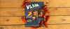 magazine met chilipepers op houten tafel